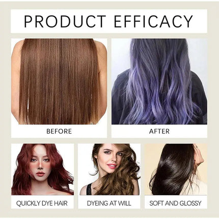 “5-Color Hair Dye Shampoo
