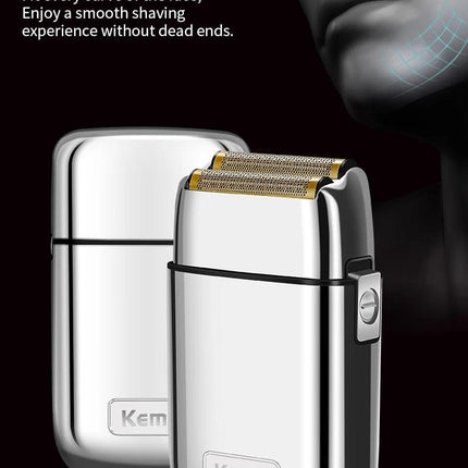 Kemei Tx1 Rechargeable Metal Housing Pro Electric Shaver
