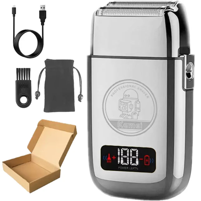 KM-TX3 metal housing rechargeable electric shaver for men