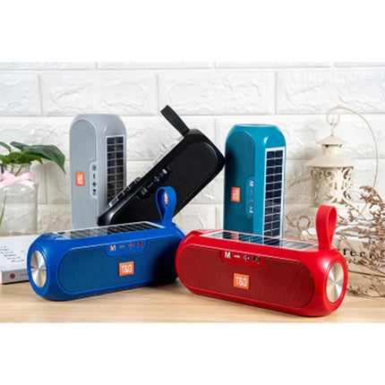 Solar FM Radio Bluetooth Speaker – Portable HiFi Bass