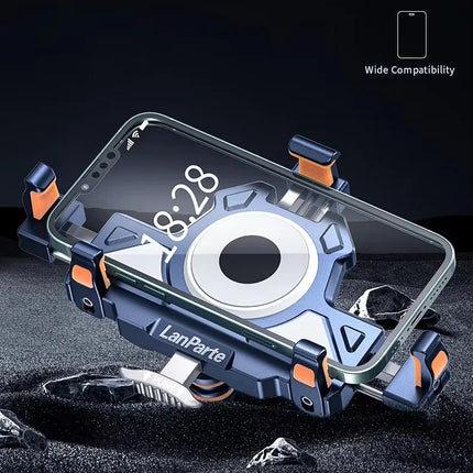 DIBELLAY LanParte – Support Téléphone Vélo & Moto avec Absorbeur de Chocs