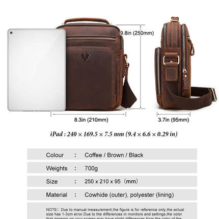Leather Men's Shoulder Bag