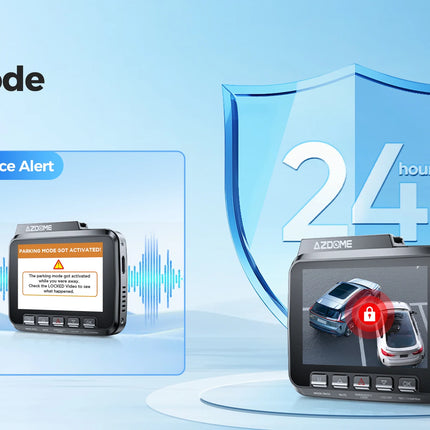 AZDOME Dash Cam GS63H Pro 4K+1080P 2.4" WiFi 6 GPS Car Camara