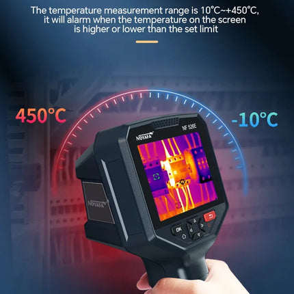 DIBELLAY NOYAFA NF-526E Infrared Thermal Imager – 256×192, Handheld Industrial Thermometer for Floor Heating & Repairs