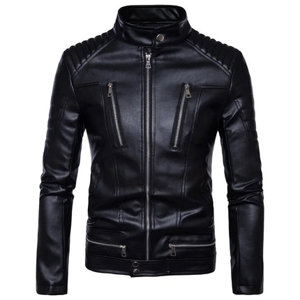 Mensr Jackets Fashion Men Faux Leather