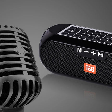 Solar FM Radio Bluetooth Speaker – Portable HiFi Bass