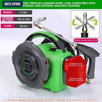 Rechargeable Wireless Car AC Cleaning Machine 220V