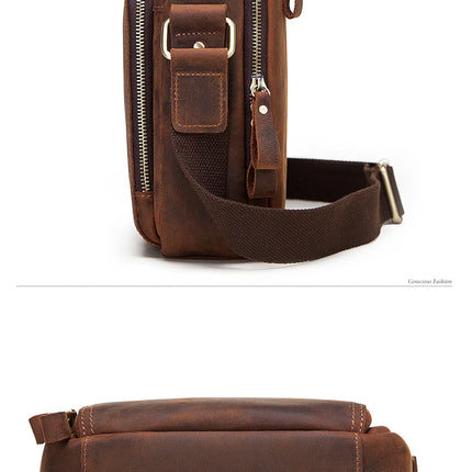 Leather Men's Shoulder Bag
