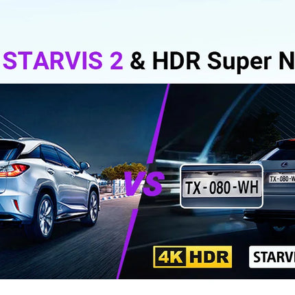 DIBELLAY Vantrue S1 Pro Max 4K Dash Cam – Front STARVIS 2, HDR, Night Vision, 5G WiFi, ADAS, GPS, 24h Parking Mode