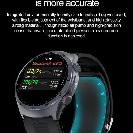 Watches Air Pump Airbag Accurate Measure Smart Watch Men Micro Physical Examination BloodPressure Sport SmartWatch