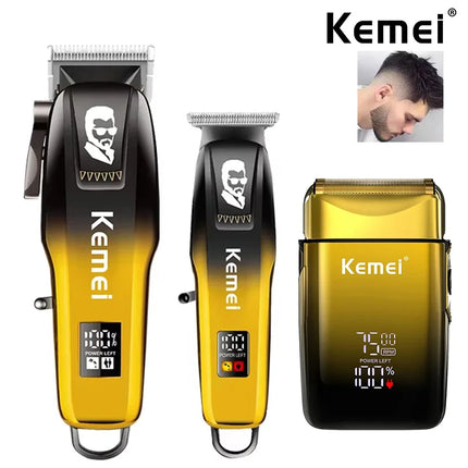 3 in 1 Kemei Original Hair Clipper Kit for Men,Electric Shaver,Hair