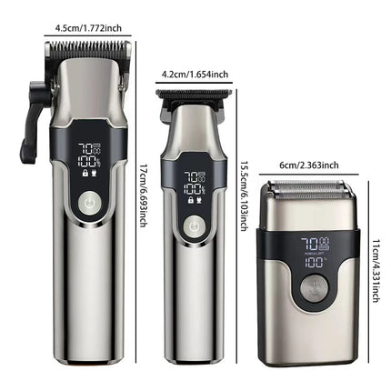 3-in-1 Professional Hair Clipper Kit