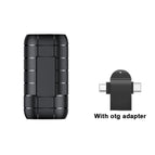 With OTG adapter / 8GB
