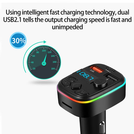 Car Bluetooth 5.0 FM Transmitter Handsfree