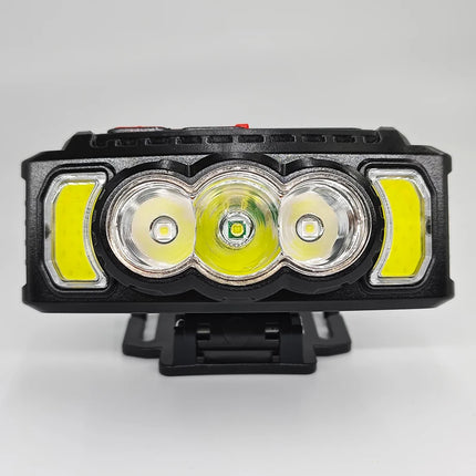 USB Rechargeable LED Headlamp with SOS & Red Safety Light