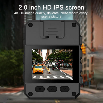 Mini Caméra 2K/4K – Body Cam & Caméra Sport, Enregistrement Vidéo HD