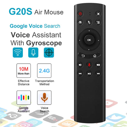 MRSVI G20S Air Mouse Remote – Voice Control 2.4G