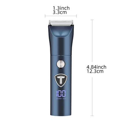 Multi functional USB charging beauty kit: integrated hair and body trimmer