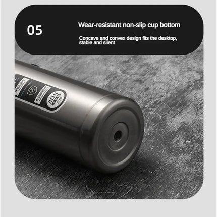 DIBELLAY – Thermos Inox 500 ml–1 L avec Affichage Température LED, Flacon Sous Vide Portable