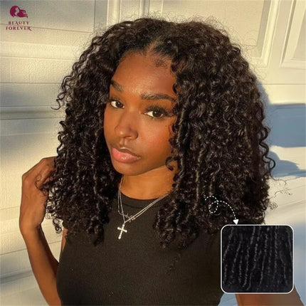 Glueless Finger Coil Wig – Ready to Wear, Human Hair