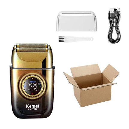 Kemei T228 New Electric Shaver Rechargeable Hair Beard Razor