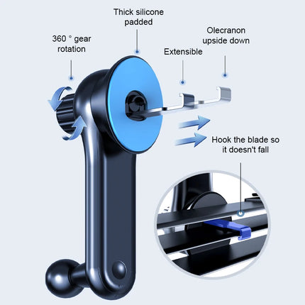 Car Phone Holder Gravity GPS Support