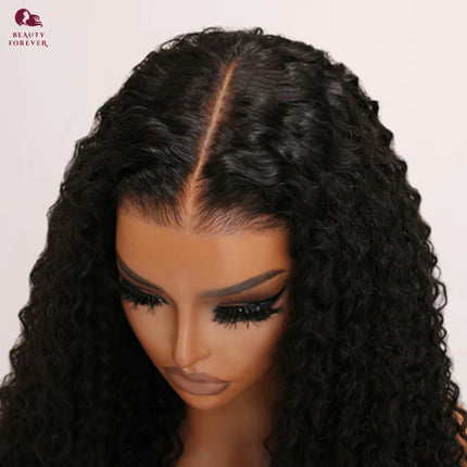 Glueless Finger Coil Wig – Ready to Wear, Human Hair