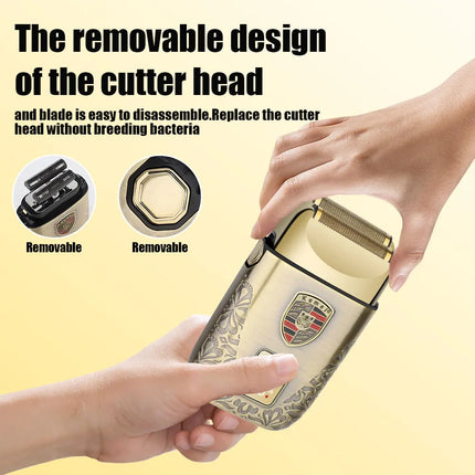 Hair Clippers Set Cordless USB Rechargeable Electric