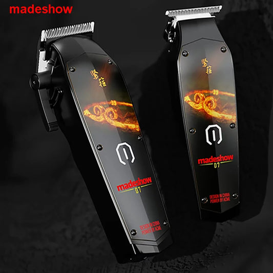 Hair Clipper Trimmer Double Titanium Plated Electric Hair Clipper