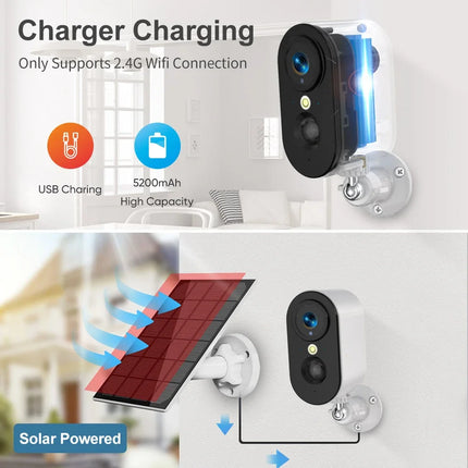 Ubox Security Camera Wireless Outdoor 2K Battery