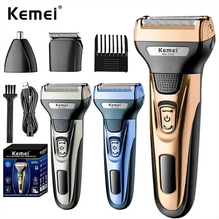 Kemei 3 In 1 Powerful Electric Shaver
