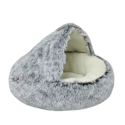 Plush Cat & Dog Bed with Cover