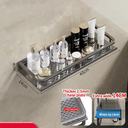 Aluminum Bathroom Wall Rack