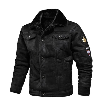 Men’s Faux Fur-Lined Jacket