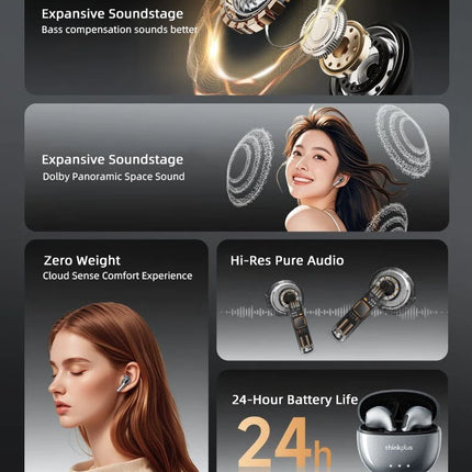 Dibellay  LP2 Pro – Bluetooth 5.4 Wireless Earbuds