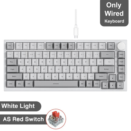 K820Pro Mechanical Gaming Keyboard – Wireless, Hot-Swap & Knob