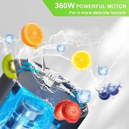 700ML Rechargeable Juicer Cup – Portable Smoothie Blender