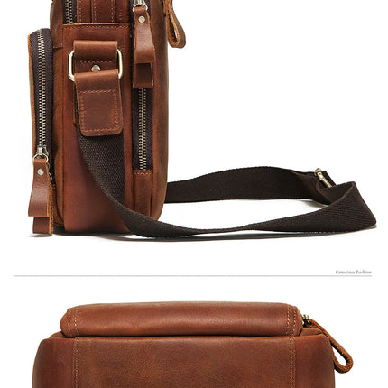 Leather Men's Shoulder Bag