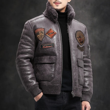 DIBELLAY Men's  Jacket Short Bomber Coat