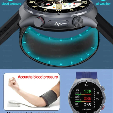 Watches Air Pump Airbag Accurate Measure Smart Watch Men Micro Physical Examination BloodPressure Sport SmartWatch