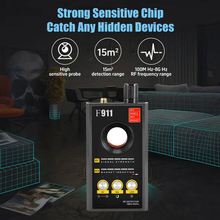 F911 Hidden Camera & RF Detector