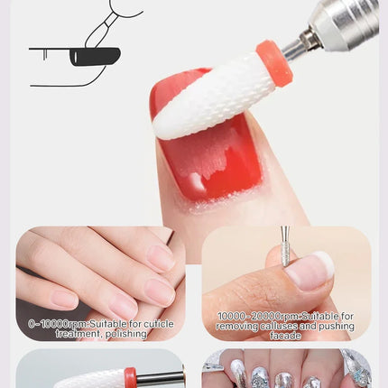 Professional 45,000 RPM Nail Drill Machine – Rechargeable & Low Noise