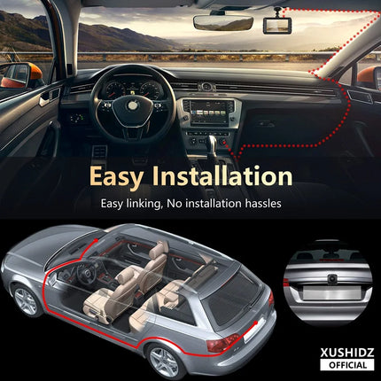 Dash Camera Loop Recording Car Vehicle DVR Video