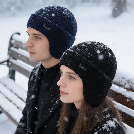 Men’s Fleece-Lined Earflap Beanie