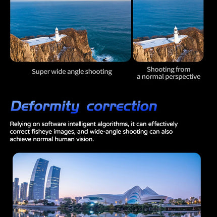 DIBELLAY SJCAM SJ20 4K Dual-Lens Action Camera – Anti-Shake, Waterproof, 5G WiFi, Touch Screen, Motion Detection