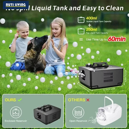 Fog Bubble Machine for Parties & Events