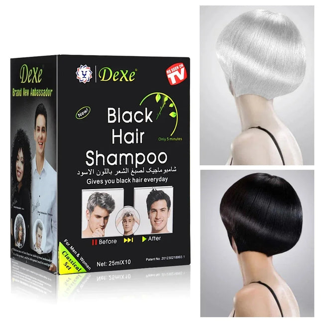 Dexe Black Hair Shampoo – 10 Pcs