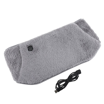 USB Rechargeable Hand & Waist Warmer – Soft Velvet, 3 Heat Levels”