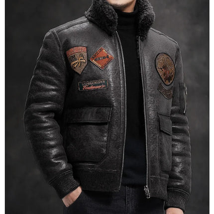 DIBELLAY Men's  Jacket Short Bomber Coat