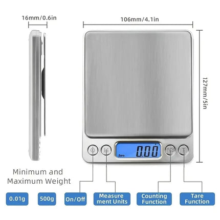Digital Stainless Steel Kitchen Scale